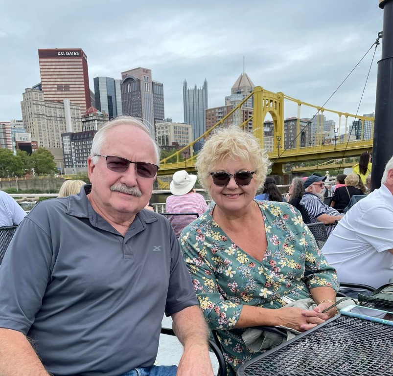 SIGHTSEEING CRUISE: John and Charmaine Arvin Cook