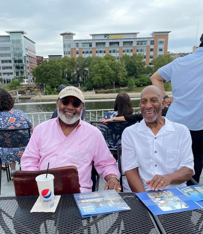 SIGHTSEEING CRUISE: Creighton Lee and Dwight Claggett