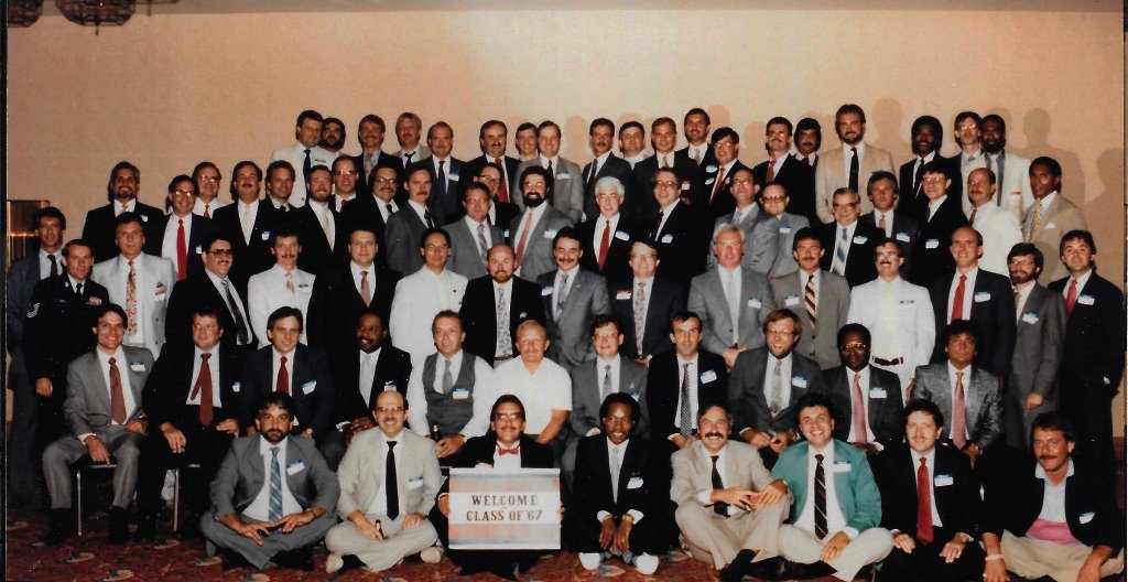 1987 -  guys at our 20th reunion
